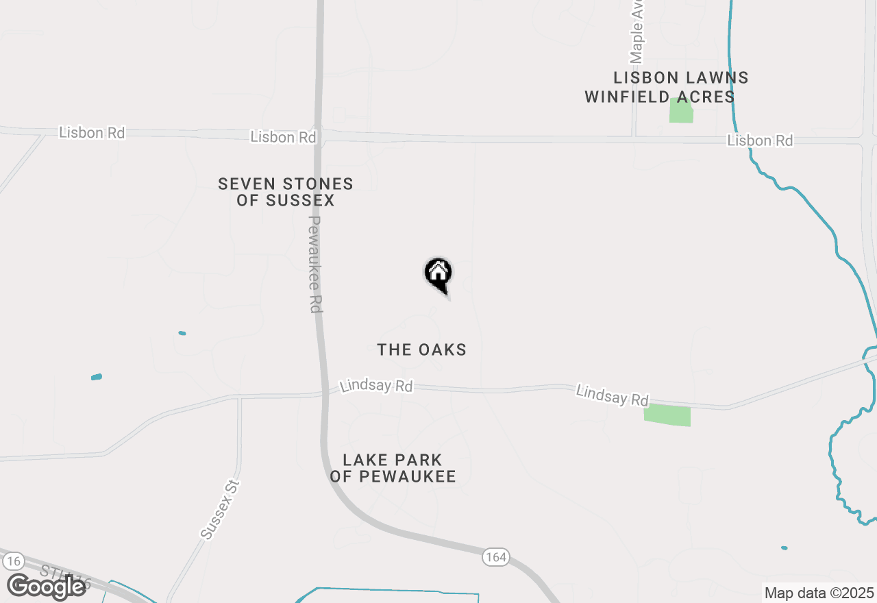 Map of 842 Ringtail Ct, Pewaukee, WI 53072