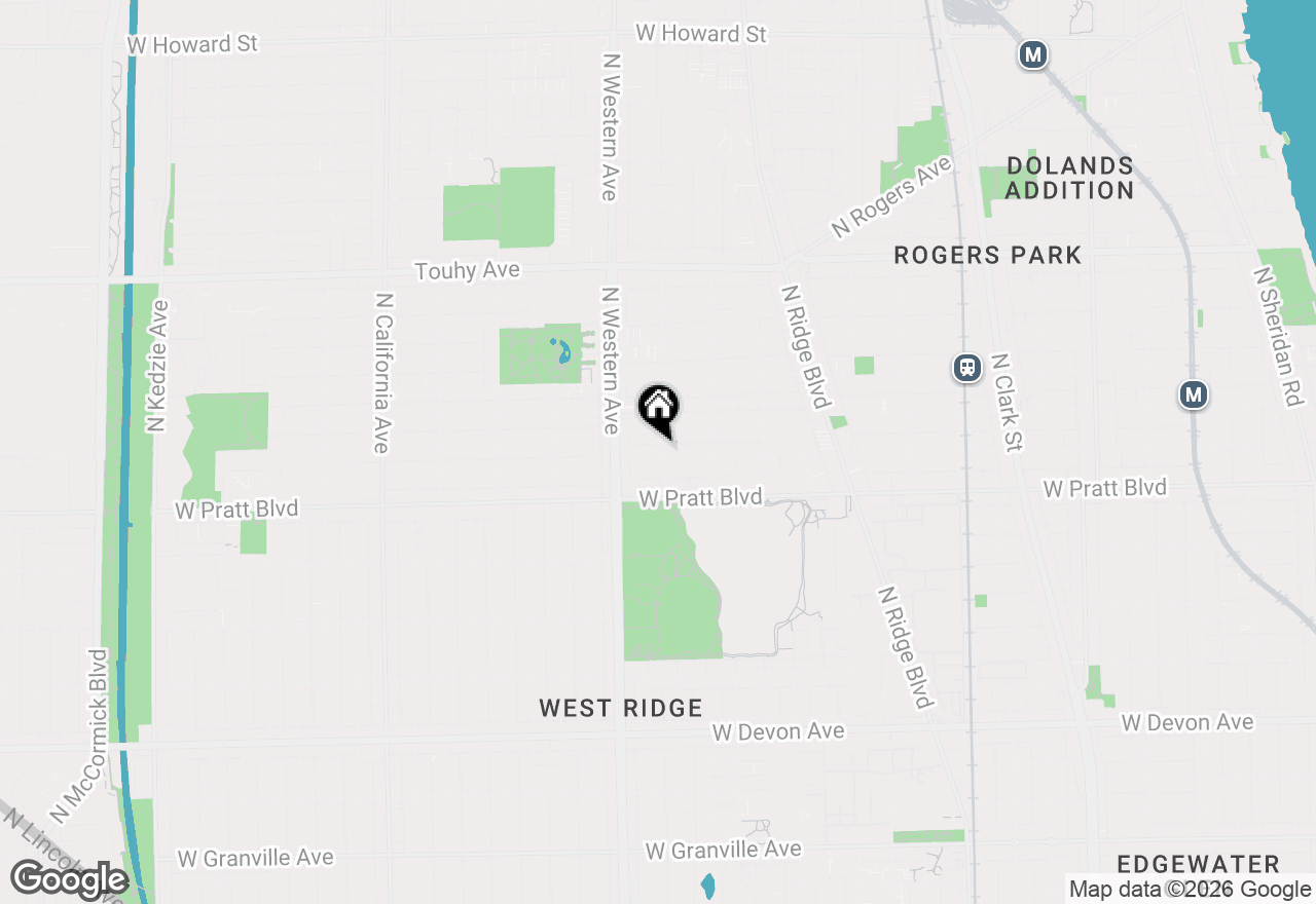 Map of 2300 W Farwell Avenue #3, Chicago, IL 60645
