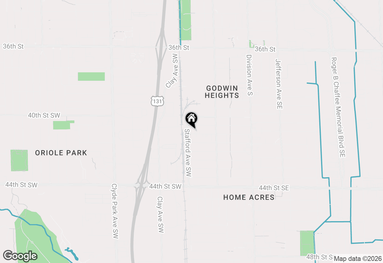 Map of 331 41st Street Sw, Wyoming, MI 49548