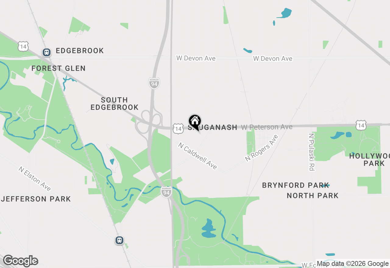 Map of 5940 N Knox Avenue, Chicago, IL 60646