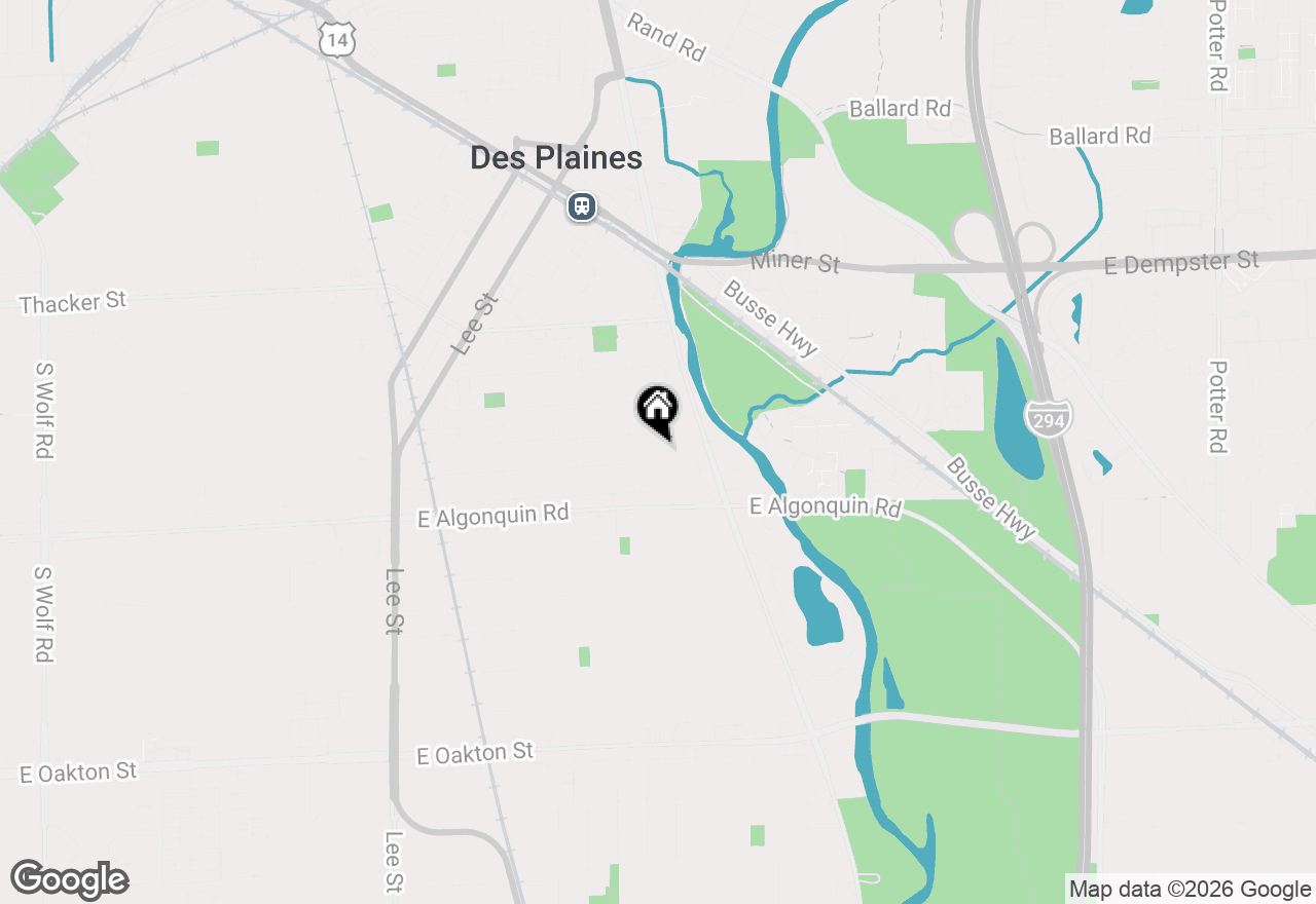 Map of 180 Eli Court, Des Plaines, IL 60016