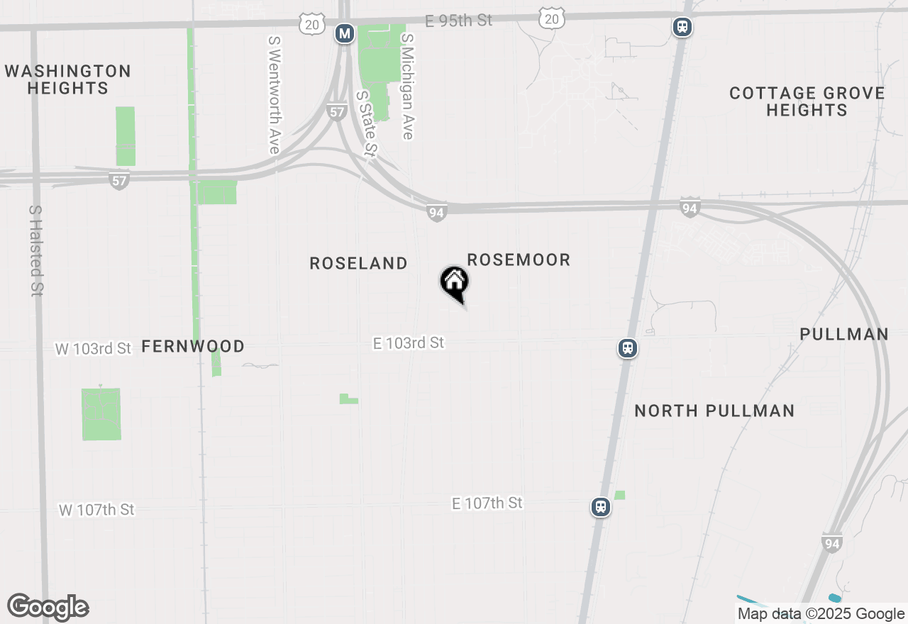 Map of 10212 S Prairie Avenue, Chicago, IL 60628