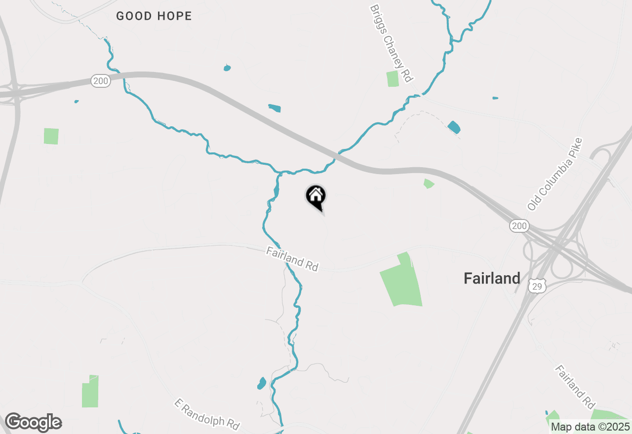 Map of 13630 Cedar Creek Lane, Silver Spring, MD 20904