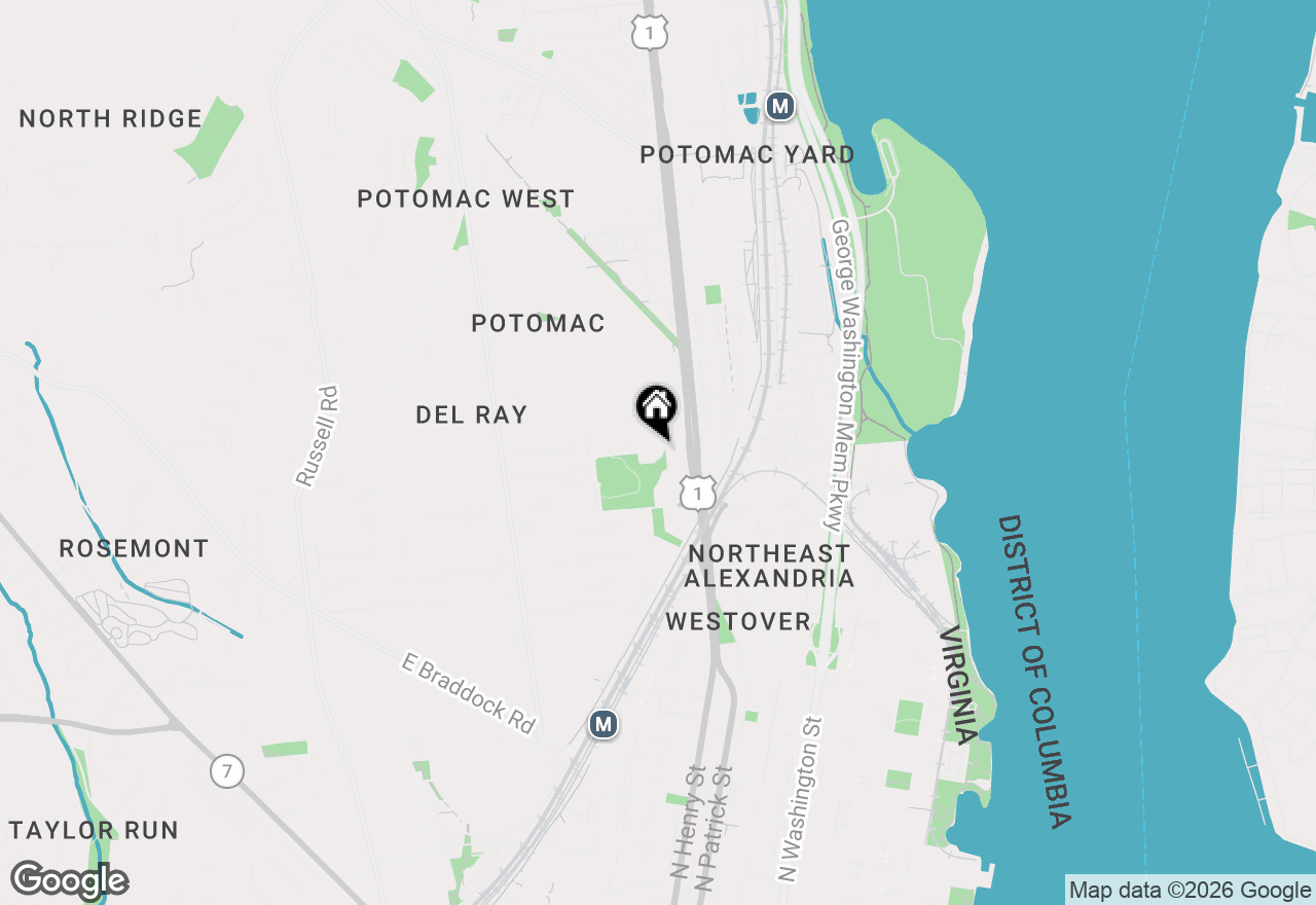 Map of 525 Duncan Avenue, Alexandria, VA 22301