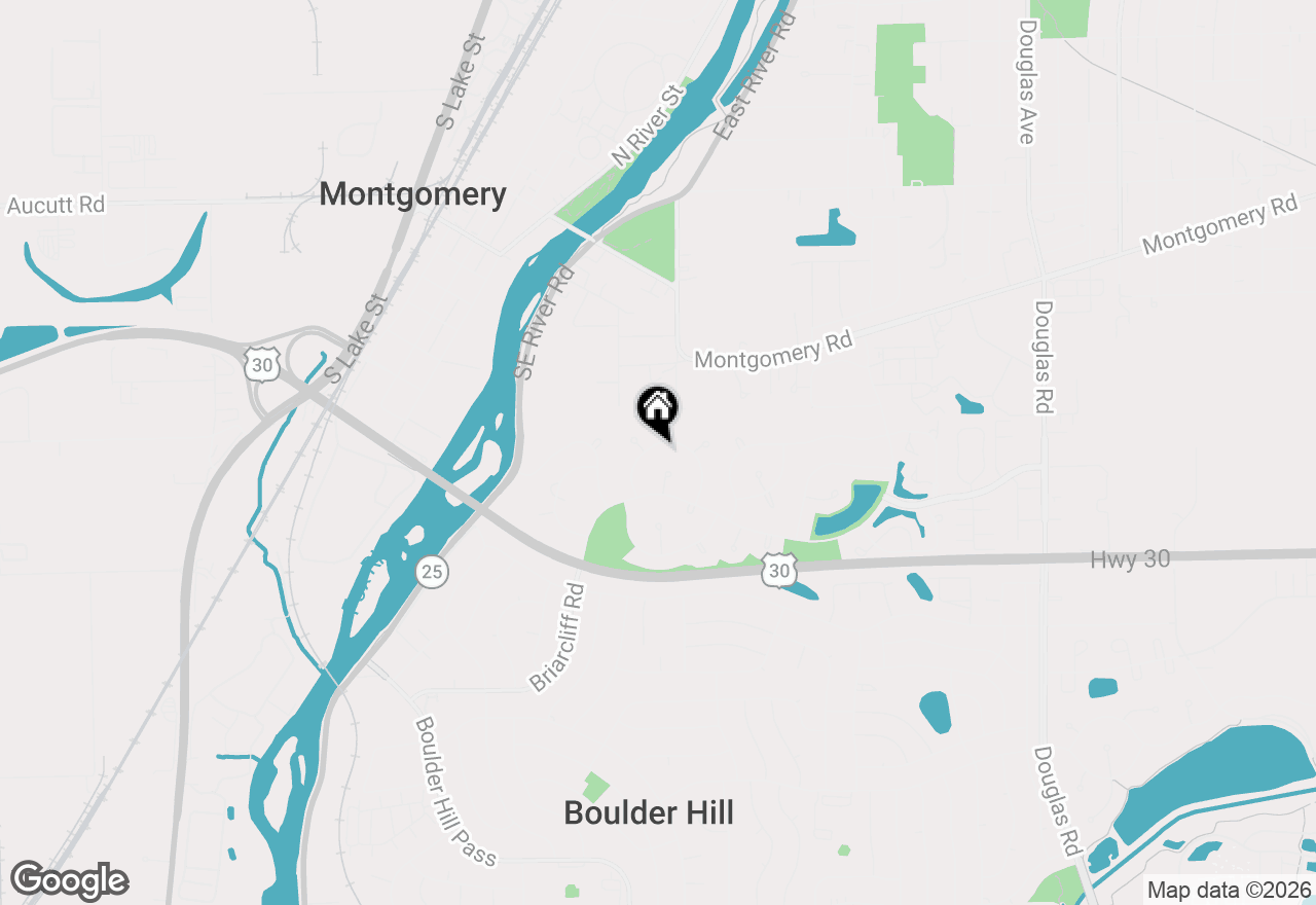 Map of 75 Winter Hill Circle, Montgomery, IL 60538