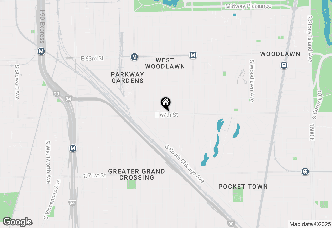 Map of 600 E 67th Street, Chicago, IL 60637