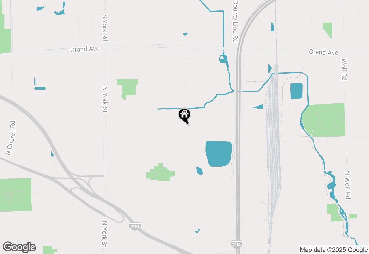 Map of 808 N Eastland Street, Elmhurst, IL 60126