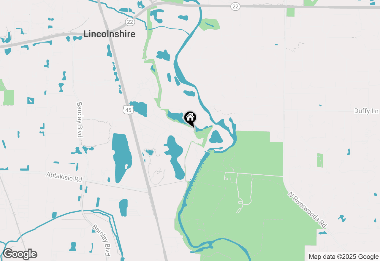 Map of 53 Woodland Trail, Lincolnshire, IL 60069