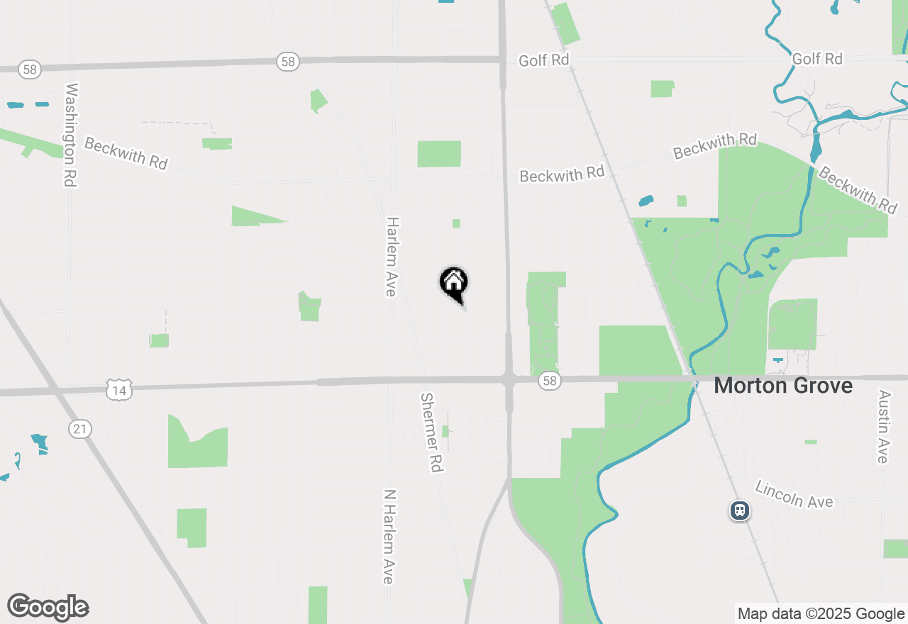 Map of 8927 Belleforte Avenue, Morton Grove, IL 60053