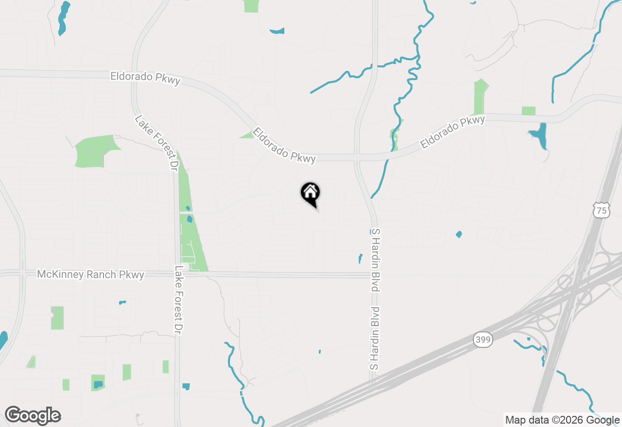 Map of 4317 Sarasota Lane, Mckinney, TX 75070