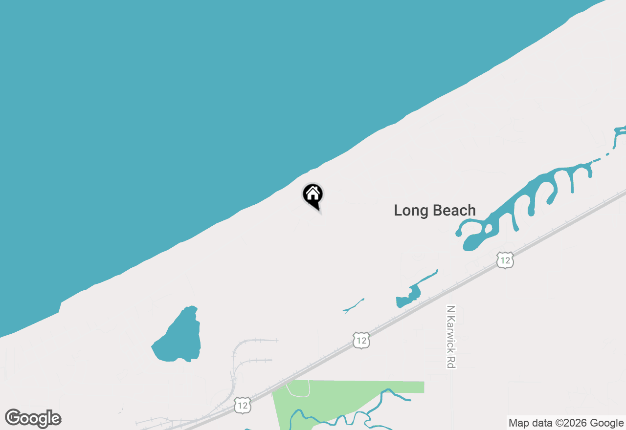 Map of 1602 Oaks Court, Long Beach, IN 46360