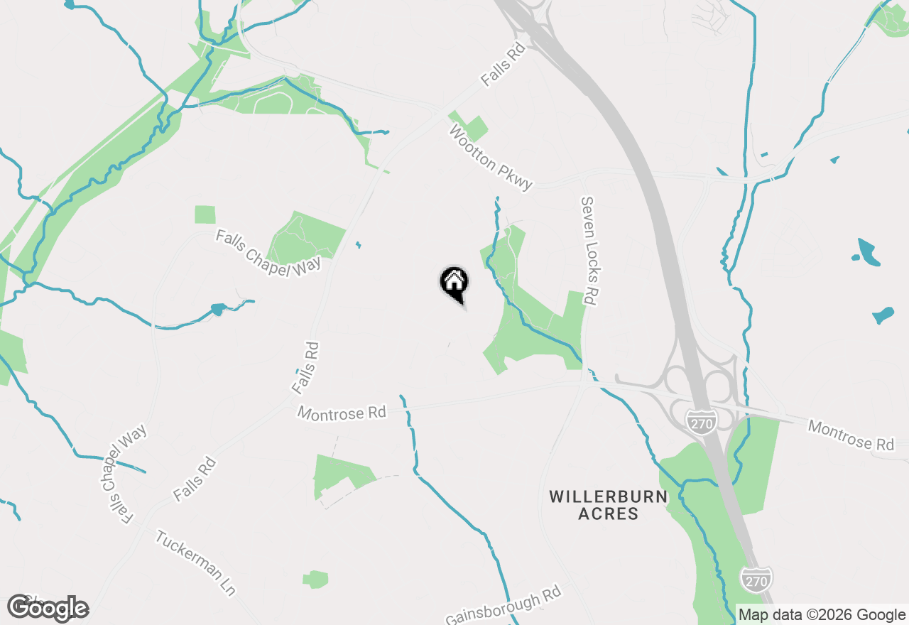 Map of 1289 Bartonshire Way, Potomac, MD 20854