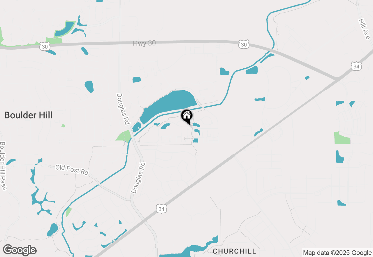Map of 129 Springbrook Trail S, Oswego, IL 60543