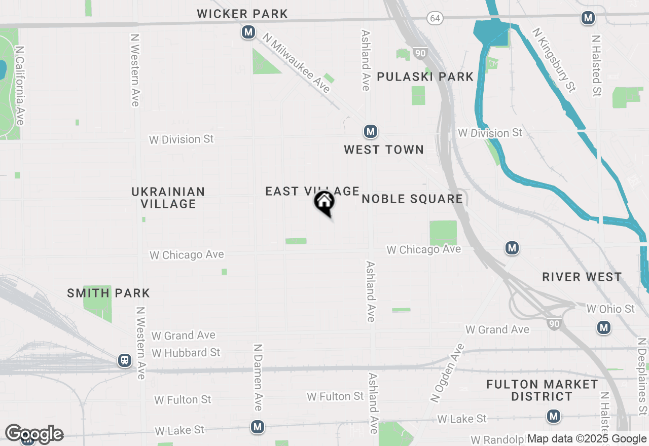 Map of 862 N Hermitage Avenue, Chicago, IL 60622