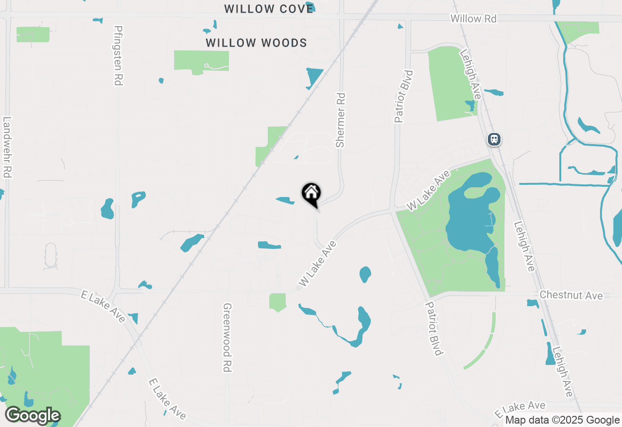 Map of 2122 Shermer Road, Glenview, IL 60026