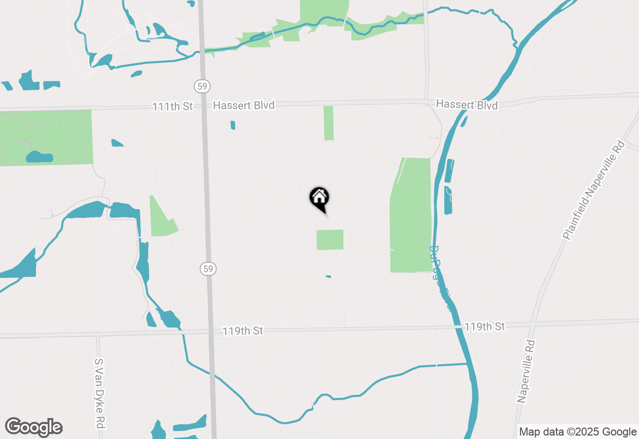 Map of 6035 Rosinweed Ln, Naperville, IL 60564