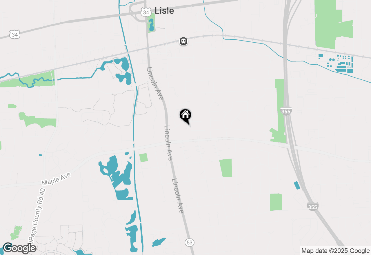 Map of 5346 Center Avenue, Lisle, IL 60532