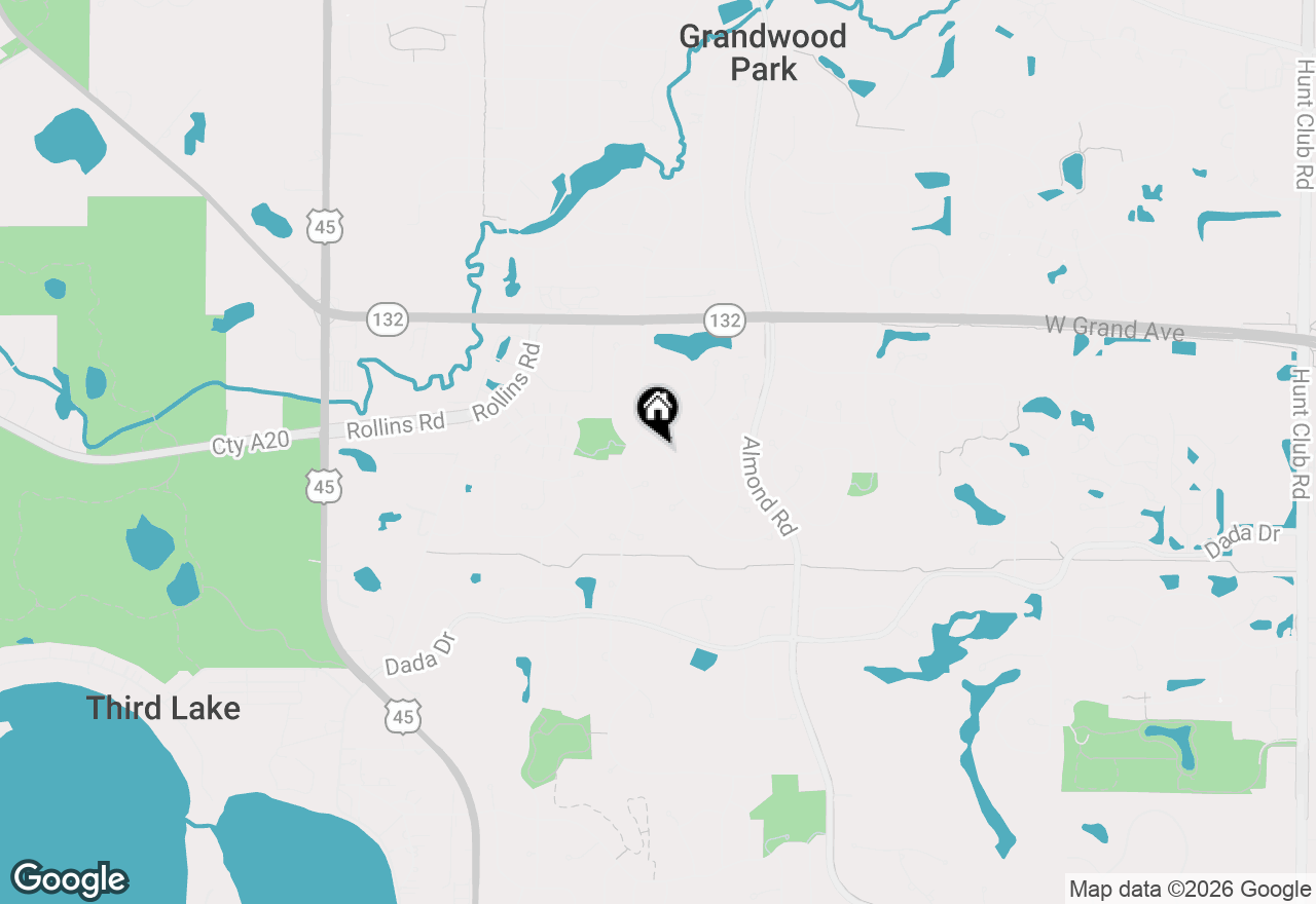 Map of 1526 Almaden Lane, Gurnee, IL 60031