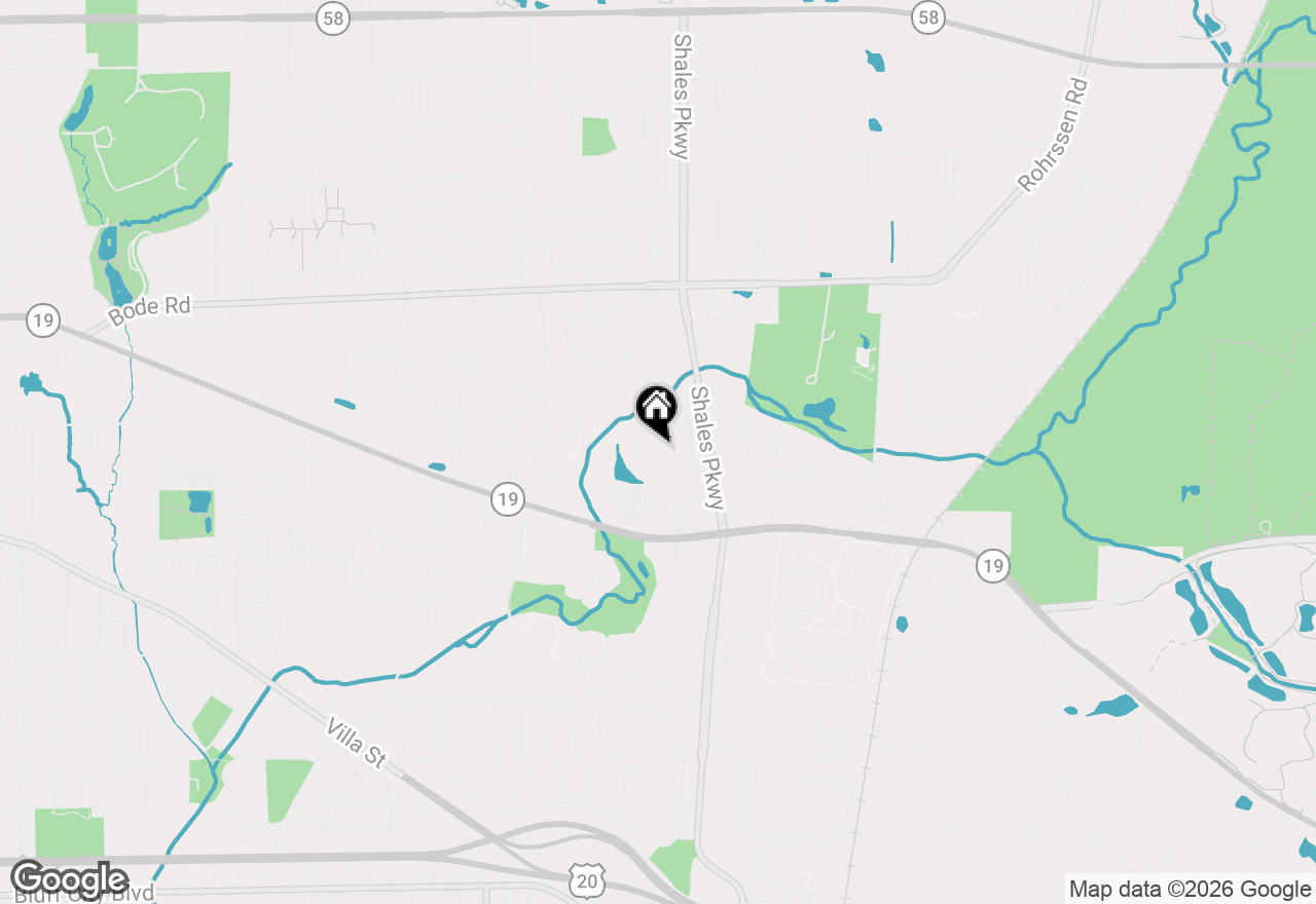 Map of 1373 Cimarron Court, Elgin, IL 60120