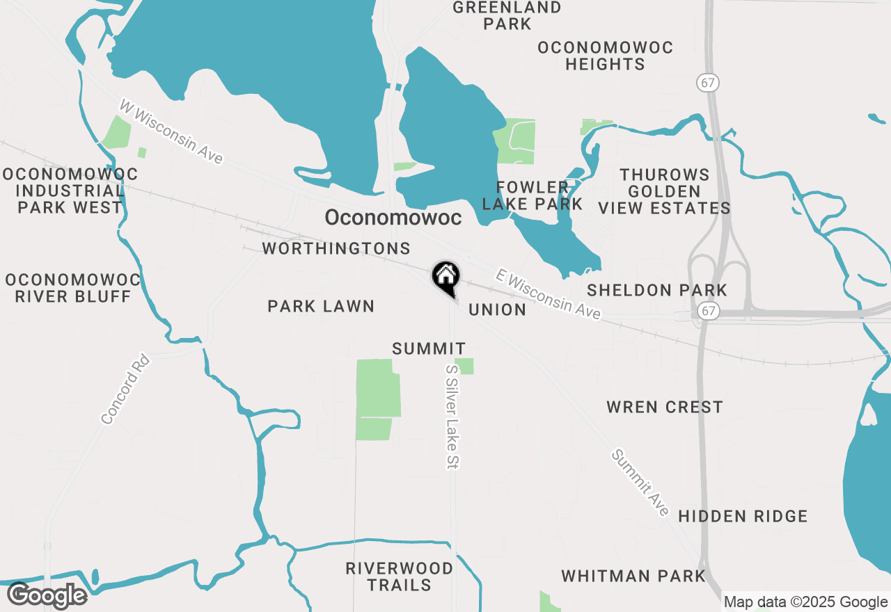 Map of 304 S Silver Lake St #A, Oconomowoc, WI 53066