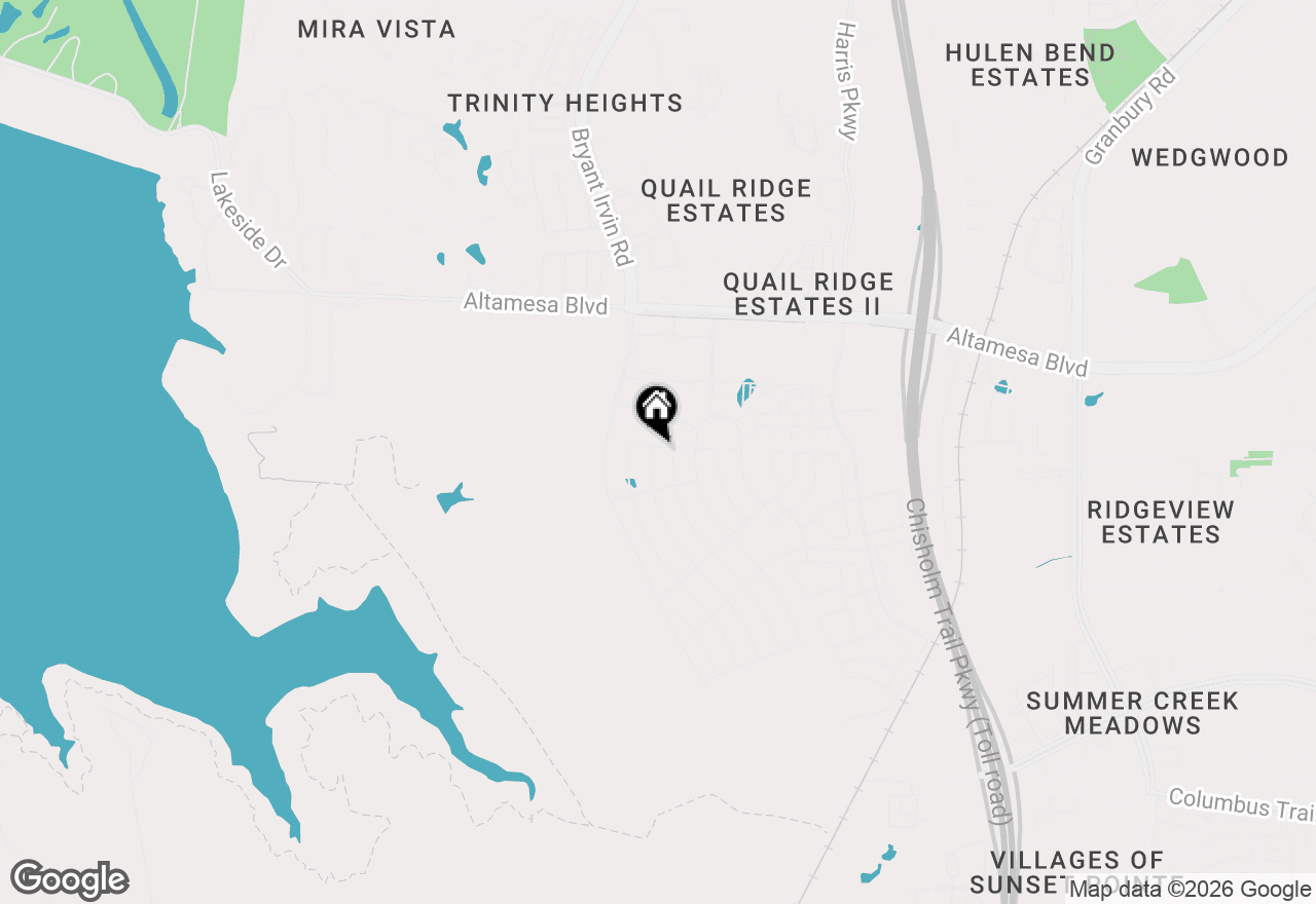 Map of 7401 Switchwood Lane, Fort Worth, TX 76123