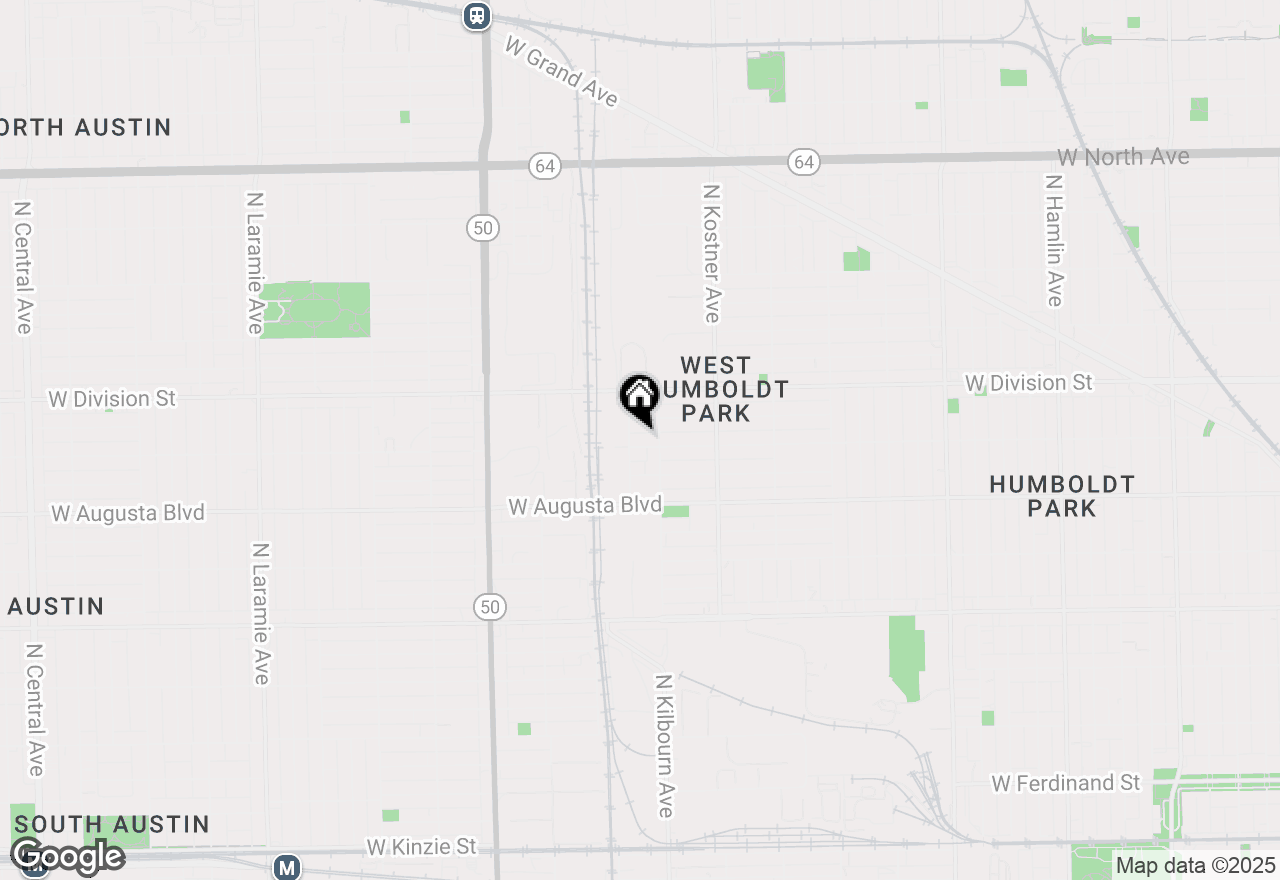 Map of 4516 W Thomas Street, Chicago, IL 60651