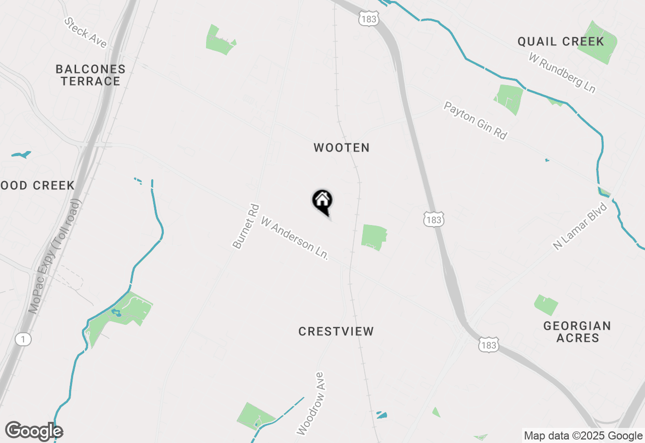 Map of 7914 Mullen Dr #105, Austin, TX 78757