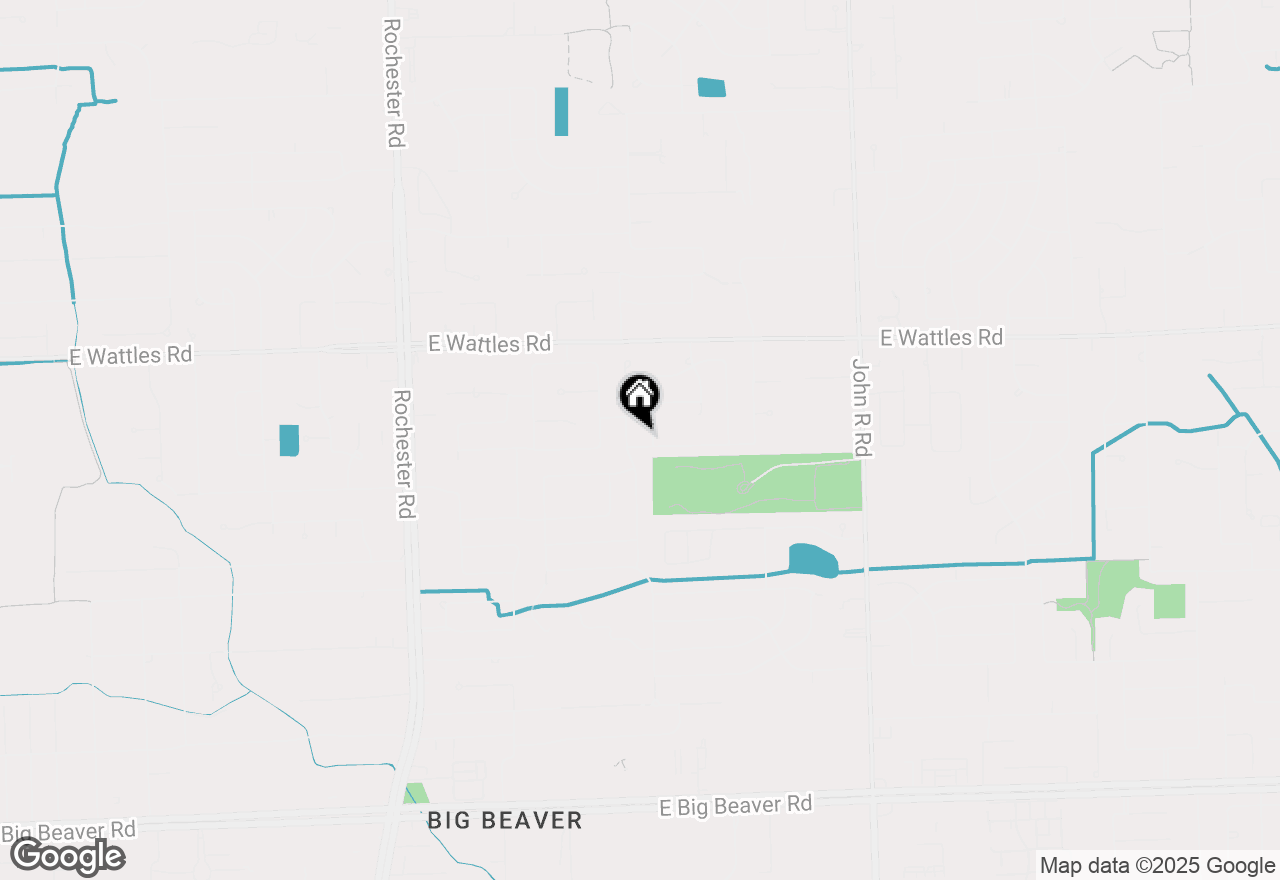 Map of 1477 Oakcrest Drive, Troy, MI 48083
