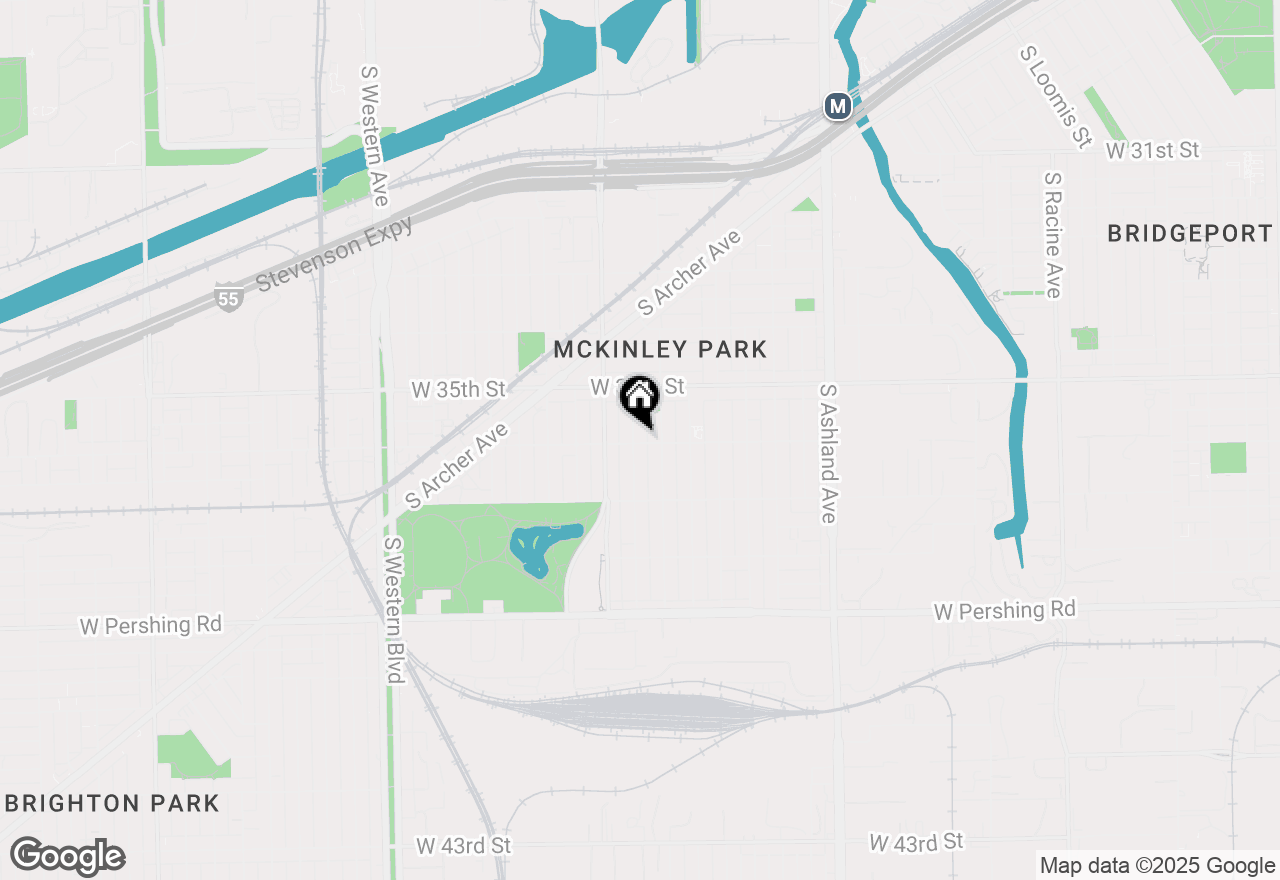 Map of 3559 S Winchester Avenue #1F, Chicago, IL 60609