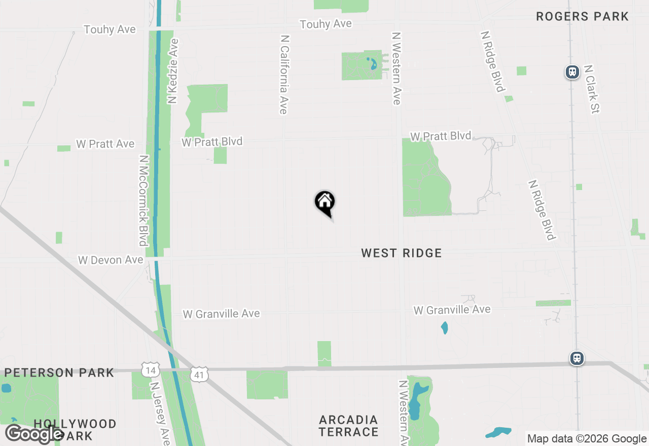 Map of 6500 N Talman Avenue, Chicago, IL 60645