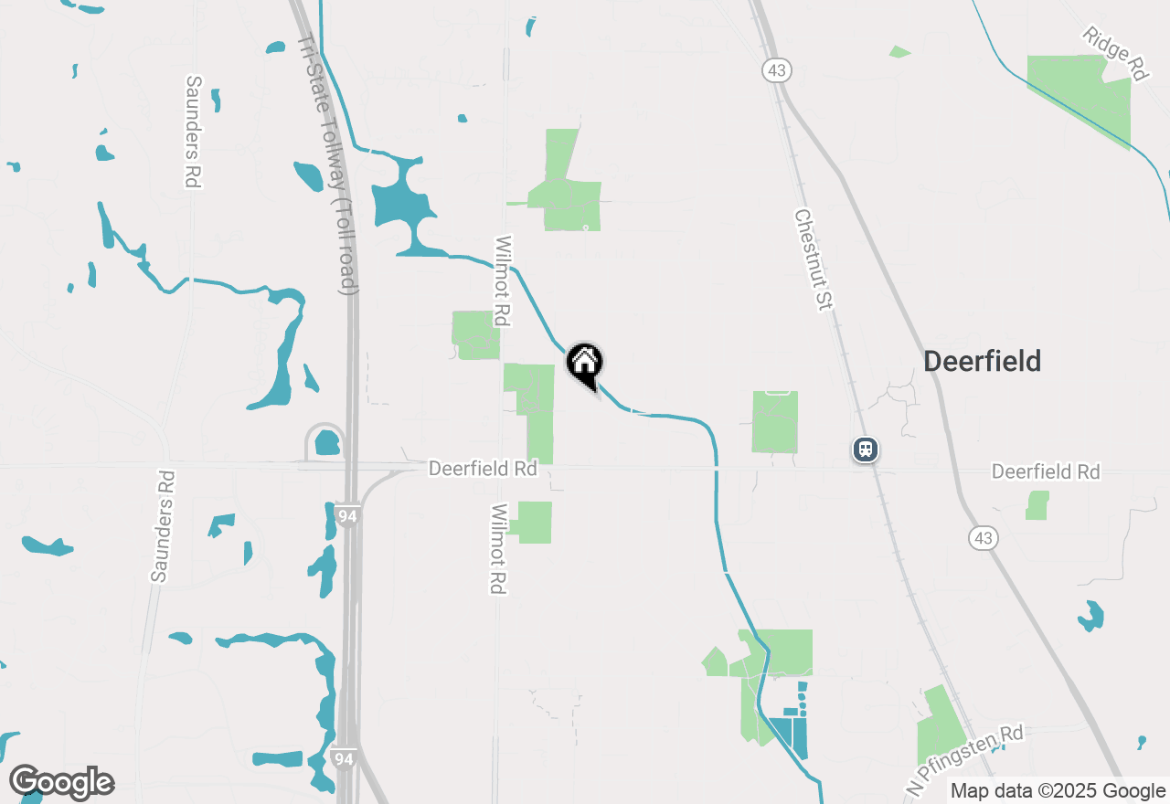 Map of 908 Holmes Avenue, Deerfield, IL 60015