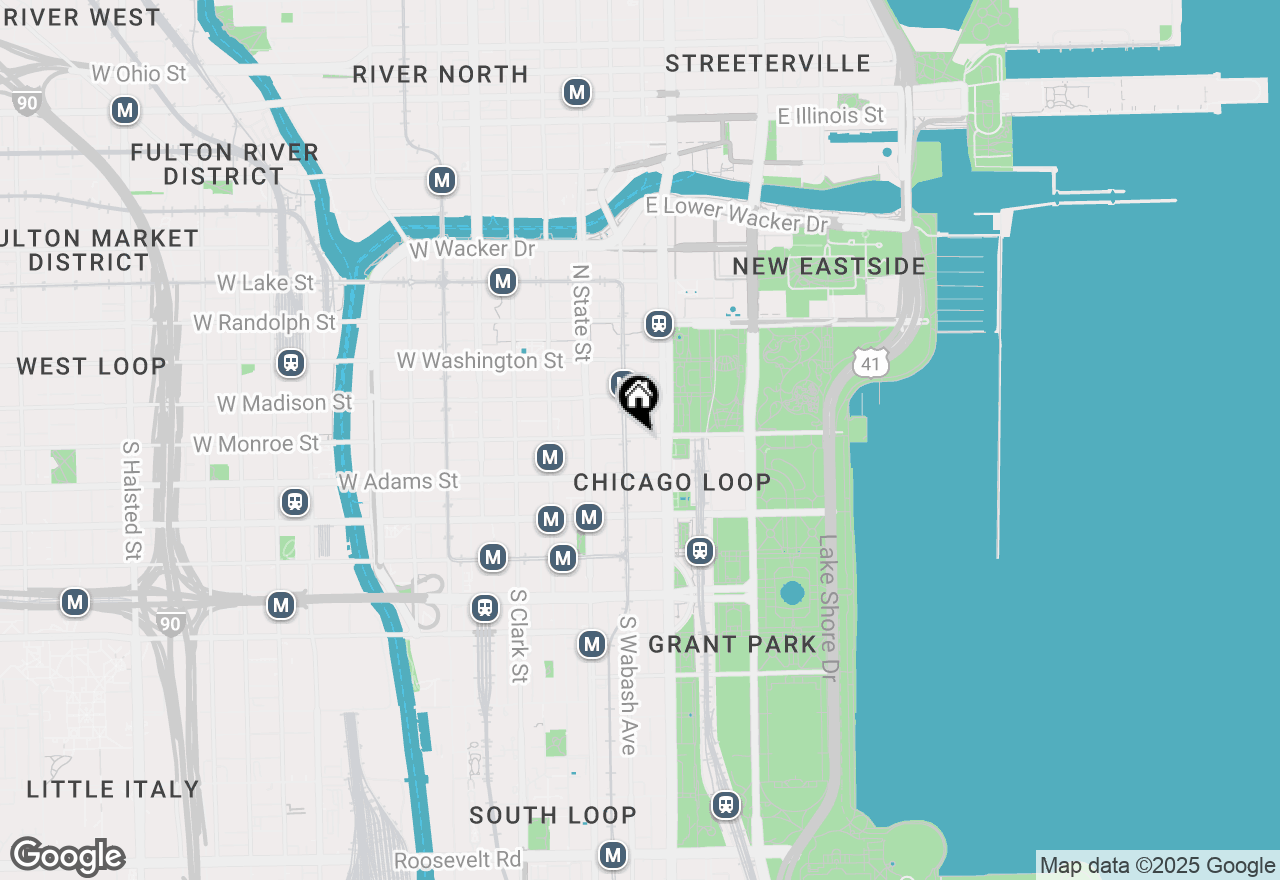 Map of 65 E Monroe Street #4412, Chicago, IL 60603