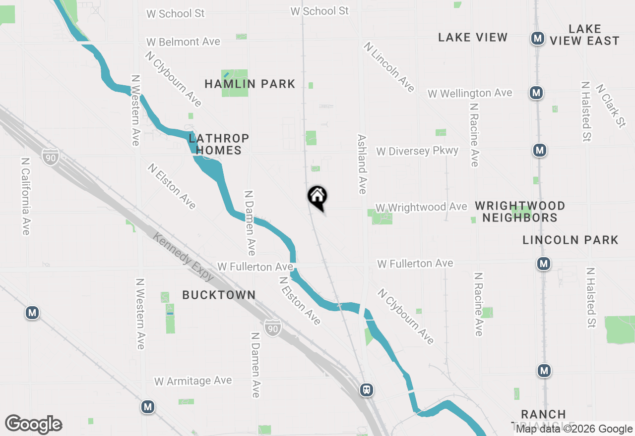 Map of 1777 W Altgeld Street #C, Chicago, IL 60614