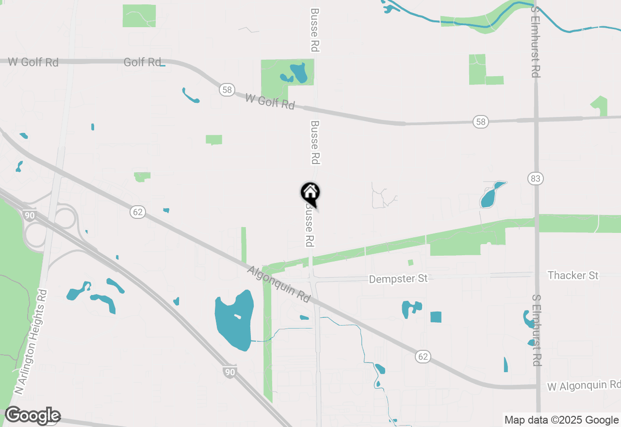 Map of 1410 S Busse Road #1L, Mount Prospect, IL 60056