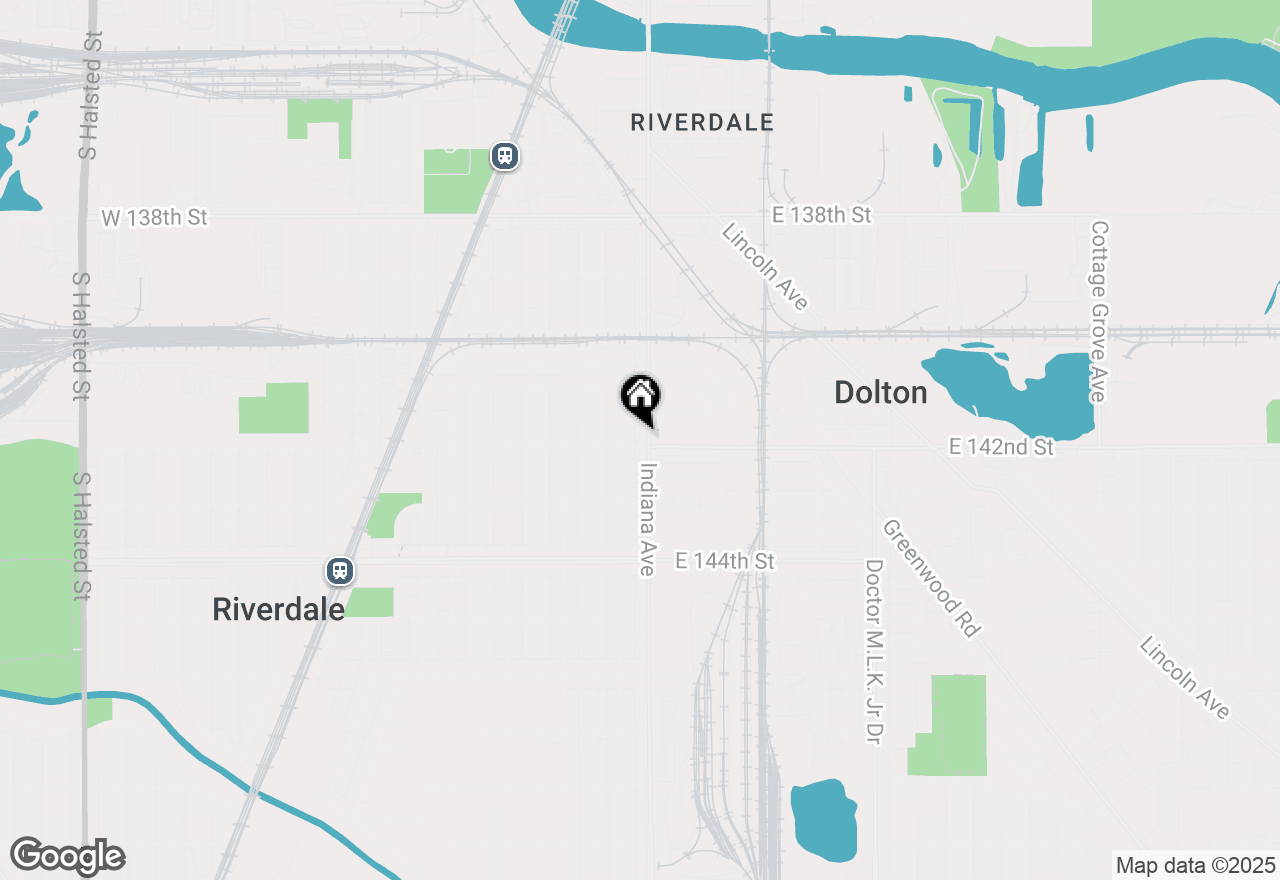 Map of 14150 S Indiana Avenue, Riverdale, IL 60827