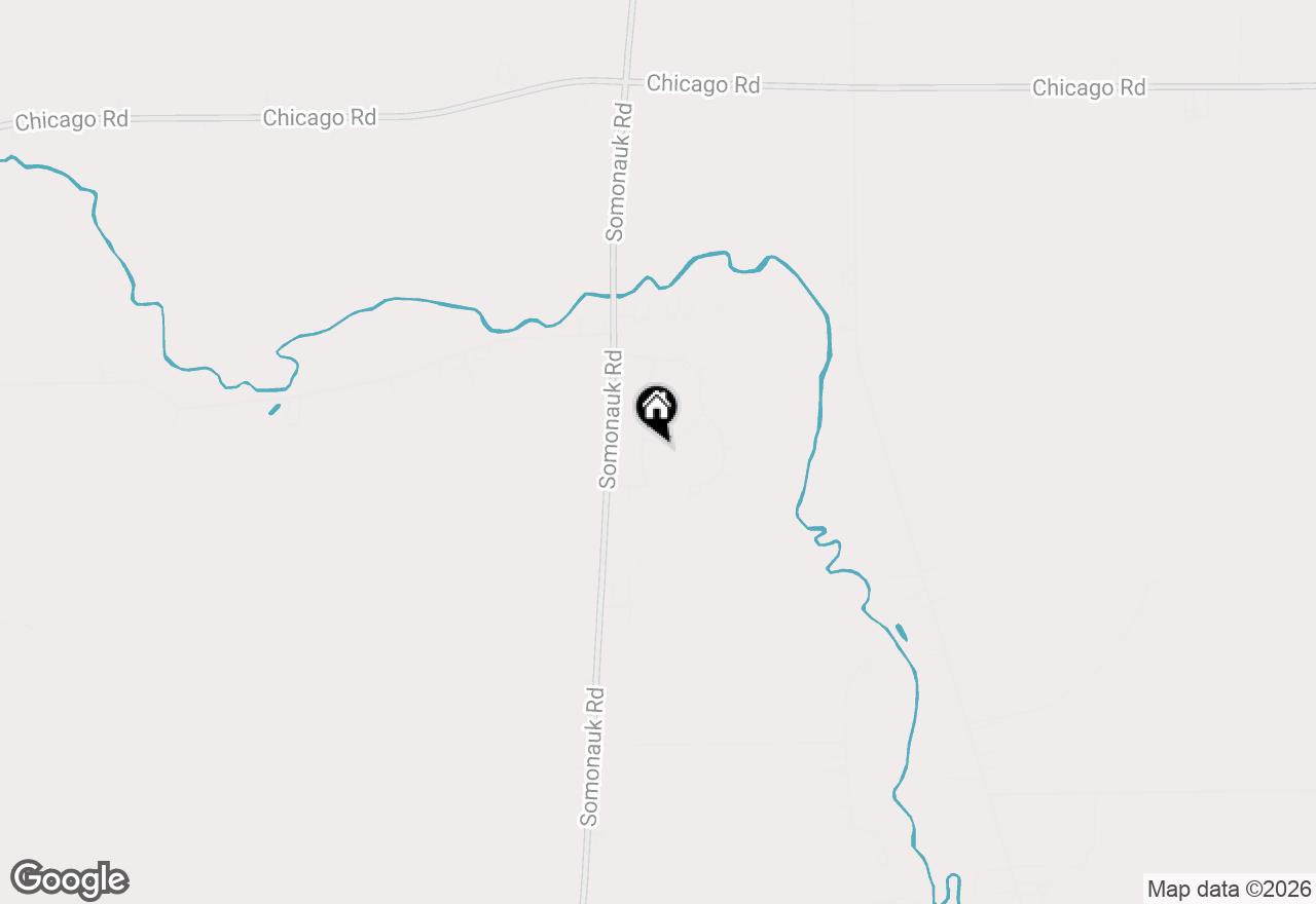 Map of 15582 Douglas Avenue, Sandwich, IL 60548