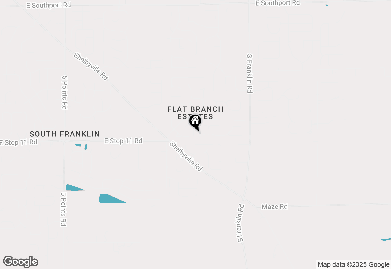 Map of 7987 Meadow Bend Circle, Indianapolis, IN 46259