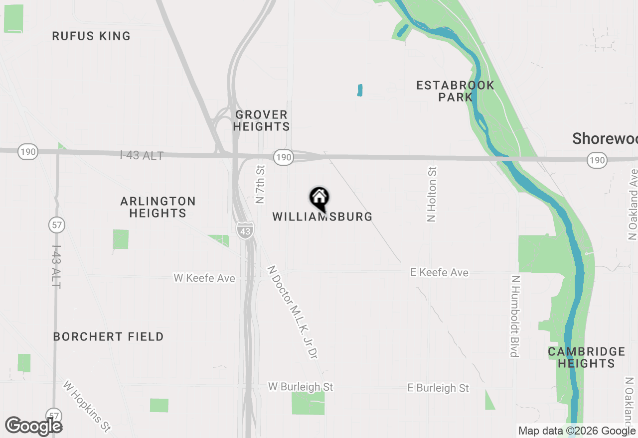 Map of 3766 N Vel R Phillips Ave, Milwaukee, WI 53212