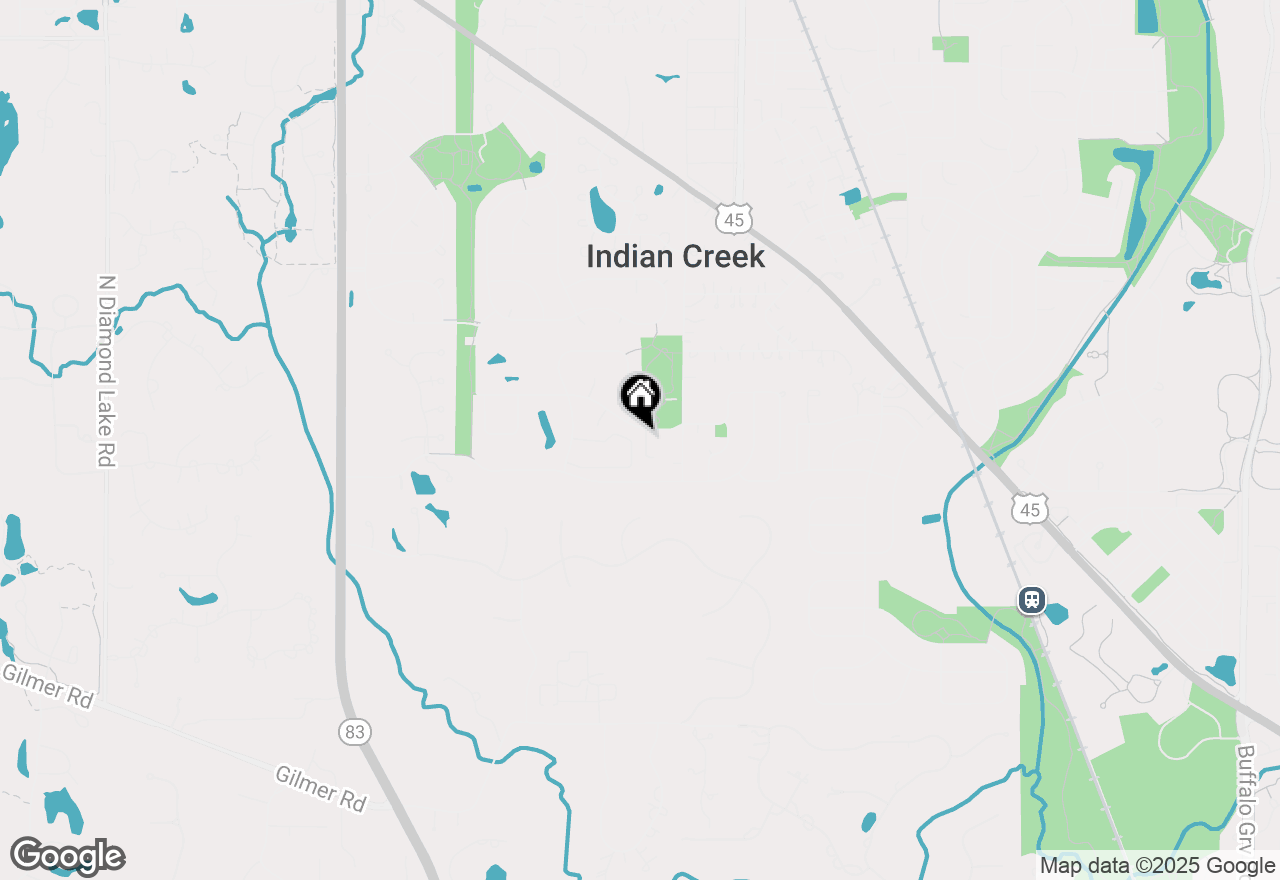 Map of 306 S Richard Court, Vernon Hills, IL 60061