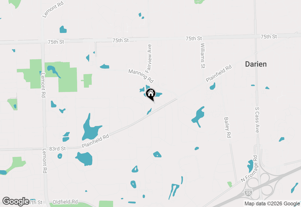 Map of 505 Redondo Drive #407, Downers Grove, IL 60516