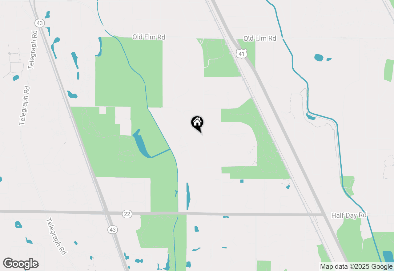 Map of 1756 Surrey Lane, Lake Forest, IL 60045