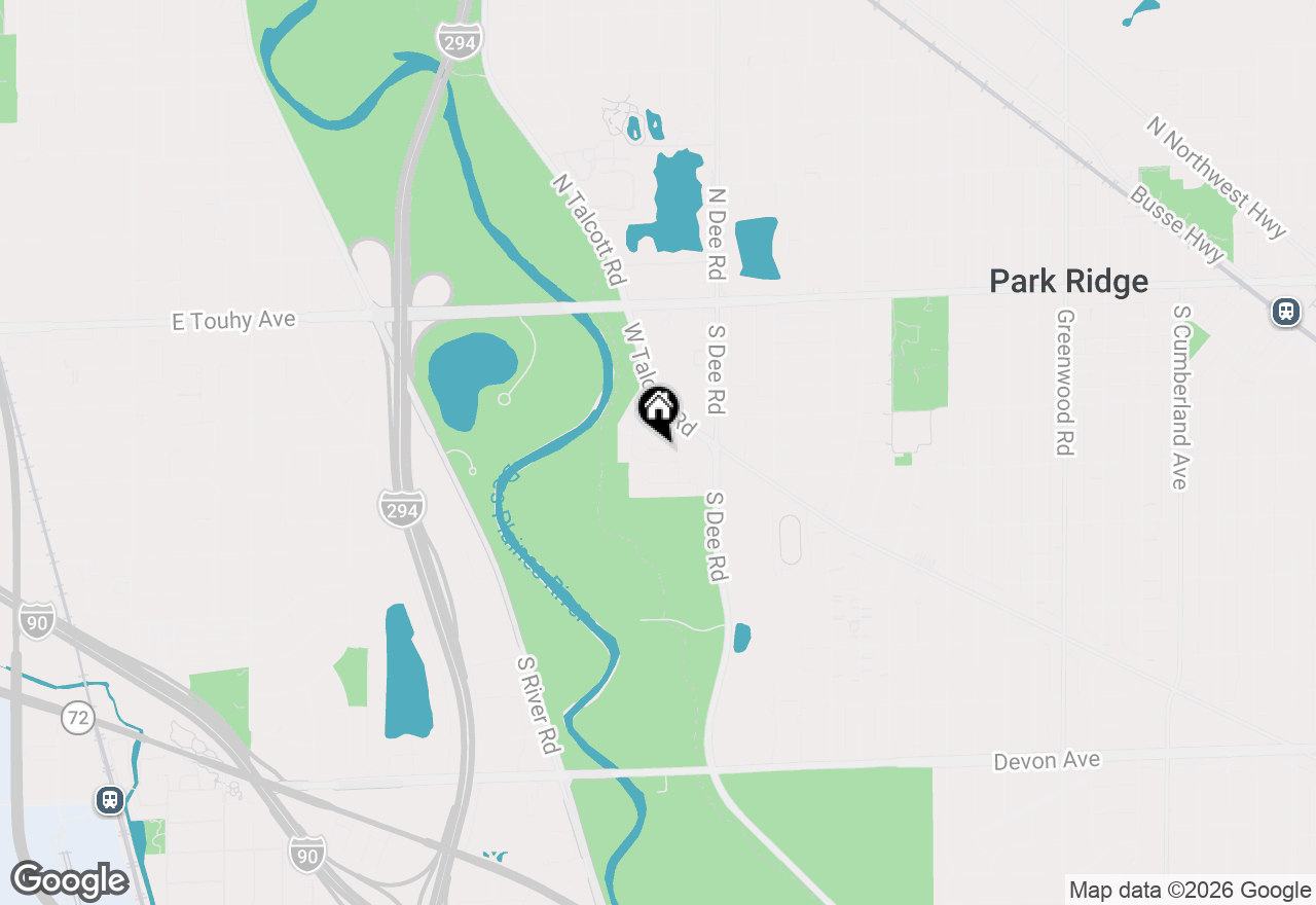 Map of 300 Thames Parkway #3F, Park Ridge, IL 60068