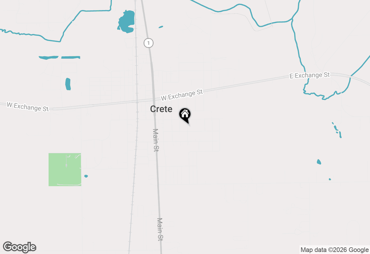 Map of 1438 Selleck Street, Crete, IL 60417