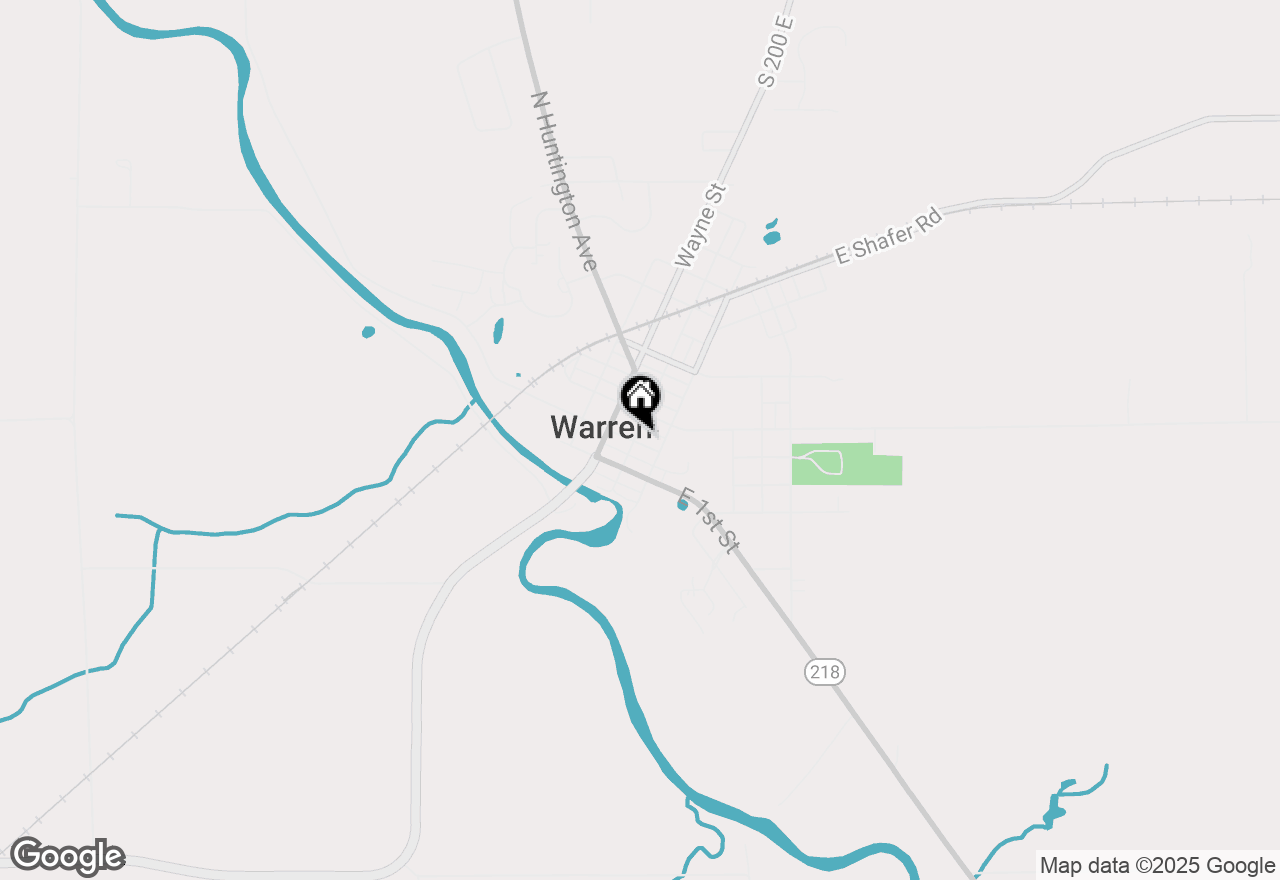 Map of (Address confidential), Warren, Indiana 46792