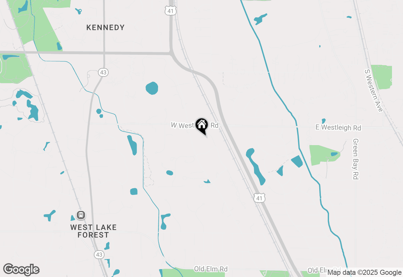Map of 450 Hunter Lane, Lake Forest, IL 60045