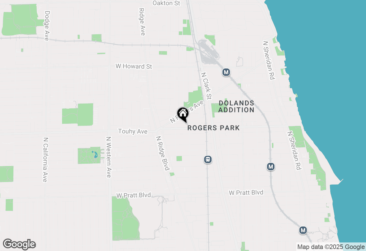 Map of 1922 W Touhy Avenue #2, Chicago, IL 60626