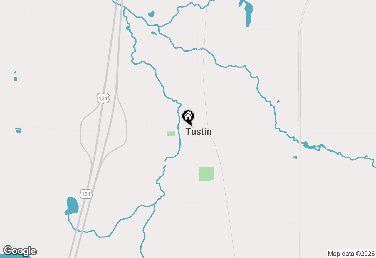 Map of 112 W Church Street, Tustin, MI 49688