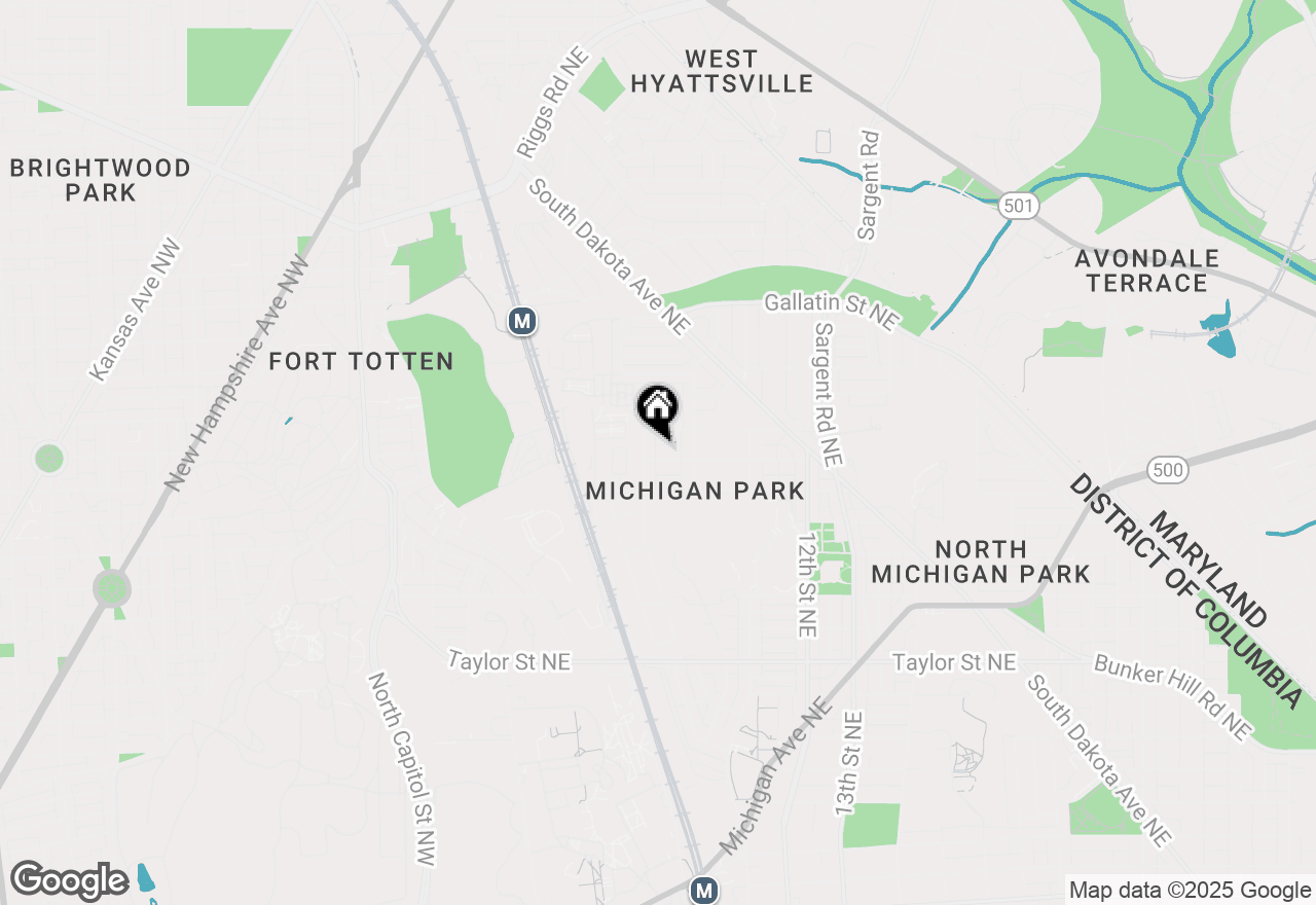 Map of 708 Crittenden Street Ne, Washington, DC 20017