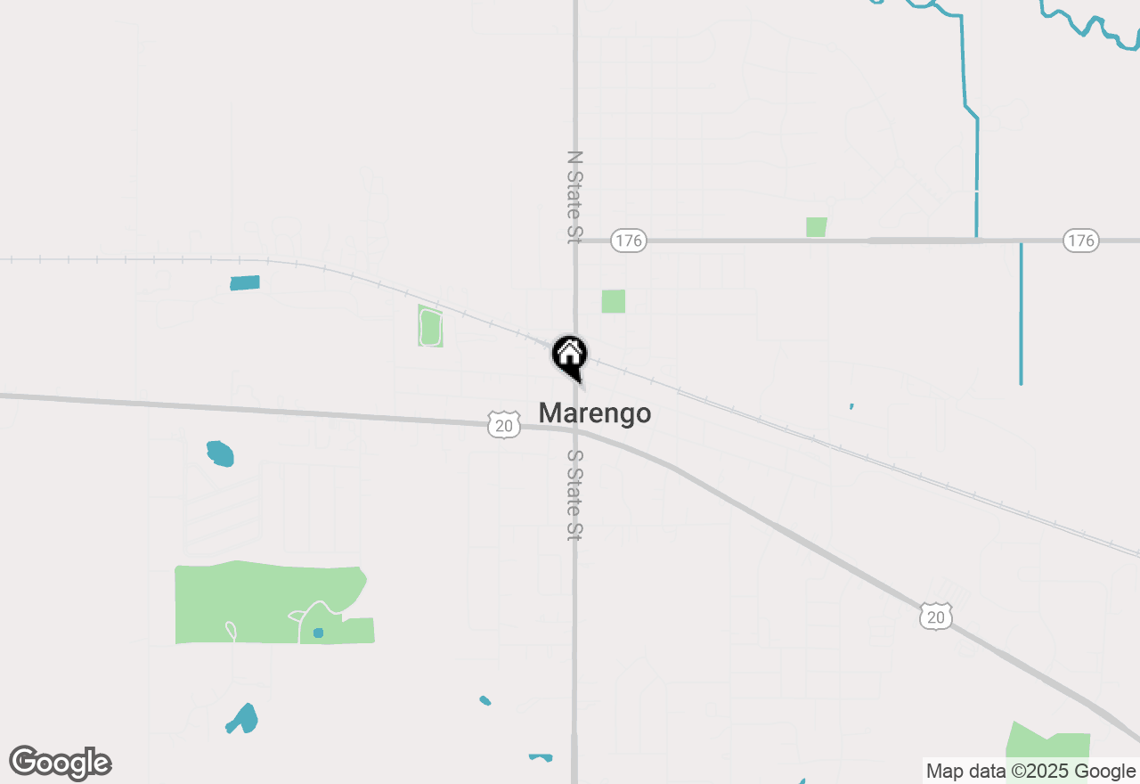 Map of 112 S State Street, Marengo, IL 60152