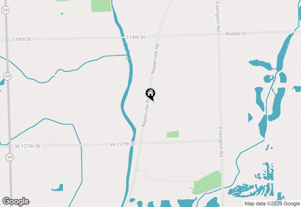 Map of 1 Pond Court, Bolingbrook, IL 60490